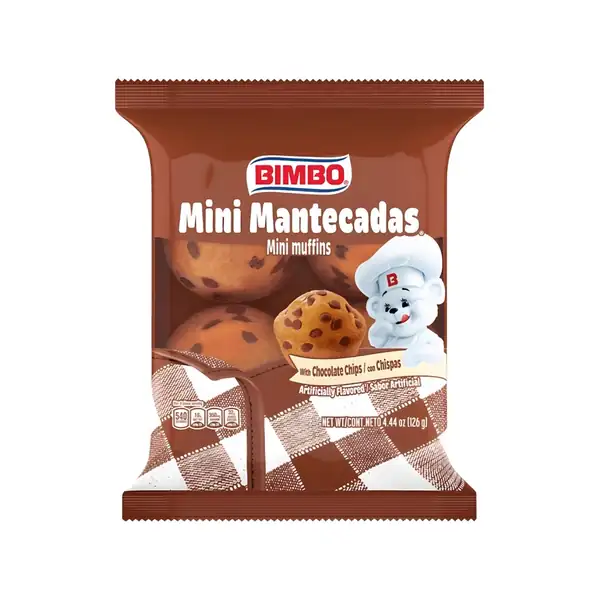 BIMBO - Mini Mantecadas Chocolate Chips 4.34oz