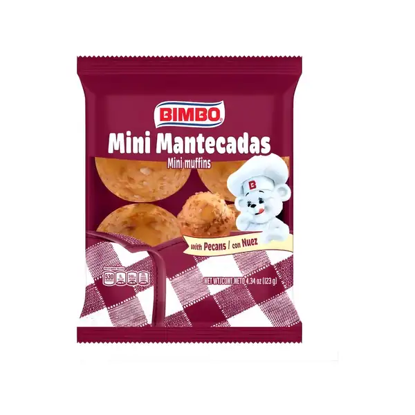 BIMBO - Mini Mantecadas Con Nuez 4.32oz