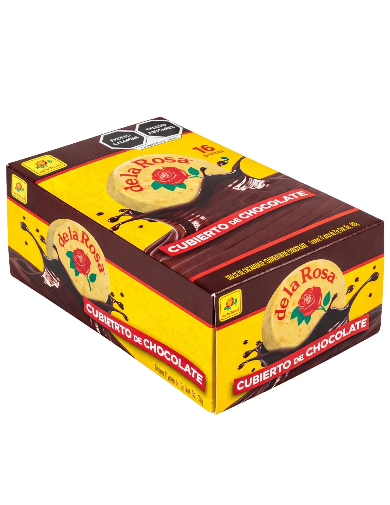 DE LA ROSA - Mazapan Chocolate 16pc