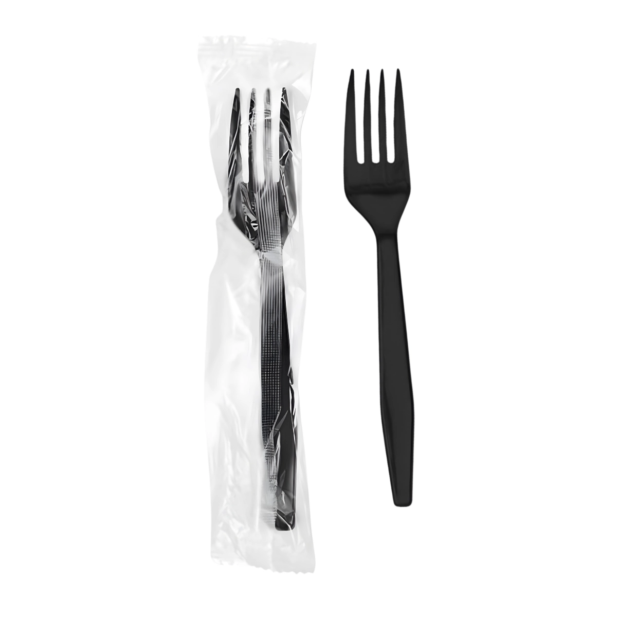 Heavy Duty PS Black Fork Wrapped