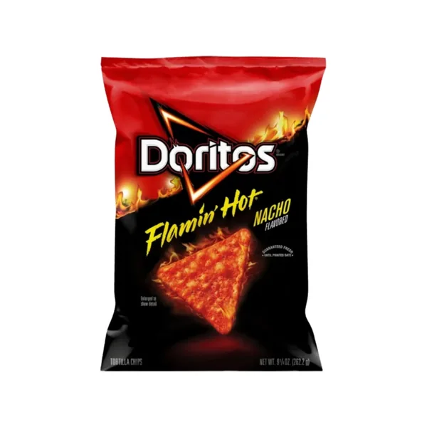 FRITO LAY - Doritos Flaming Hot 24pc x 3.25oz
