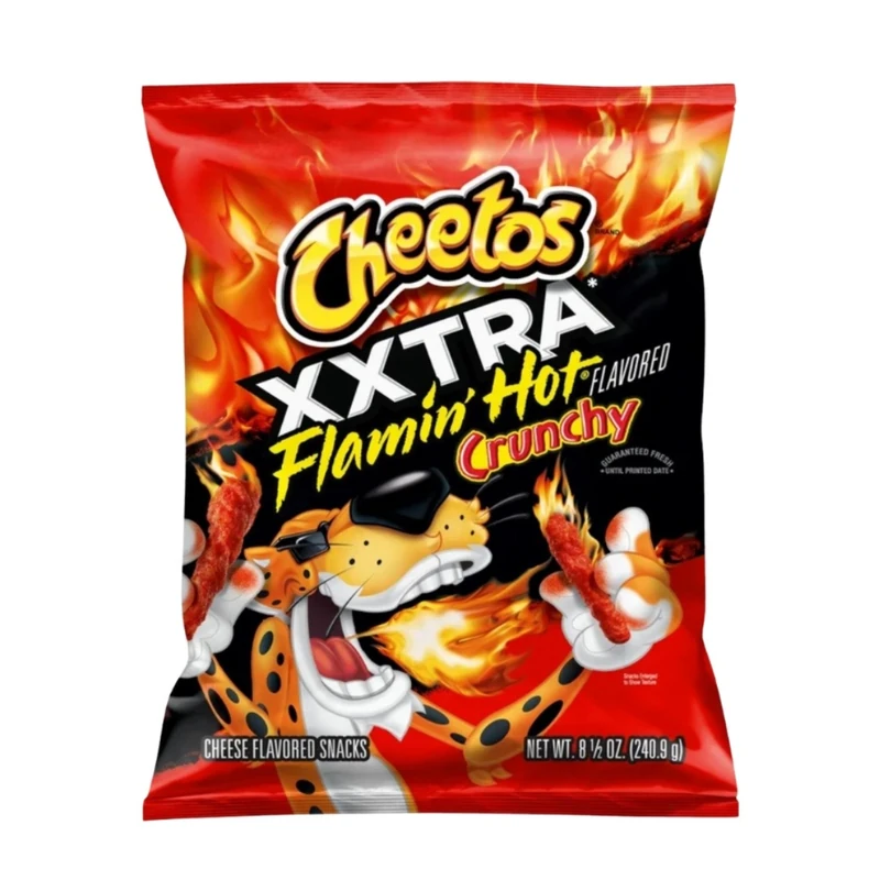 FRITO LAY - Flaming Hot Cheetos Extra Hot 28pc x 3.25oz