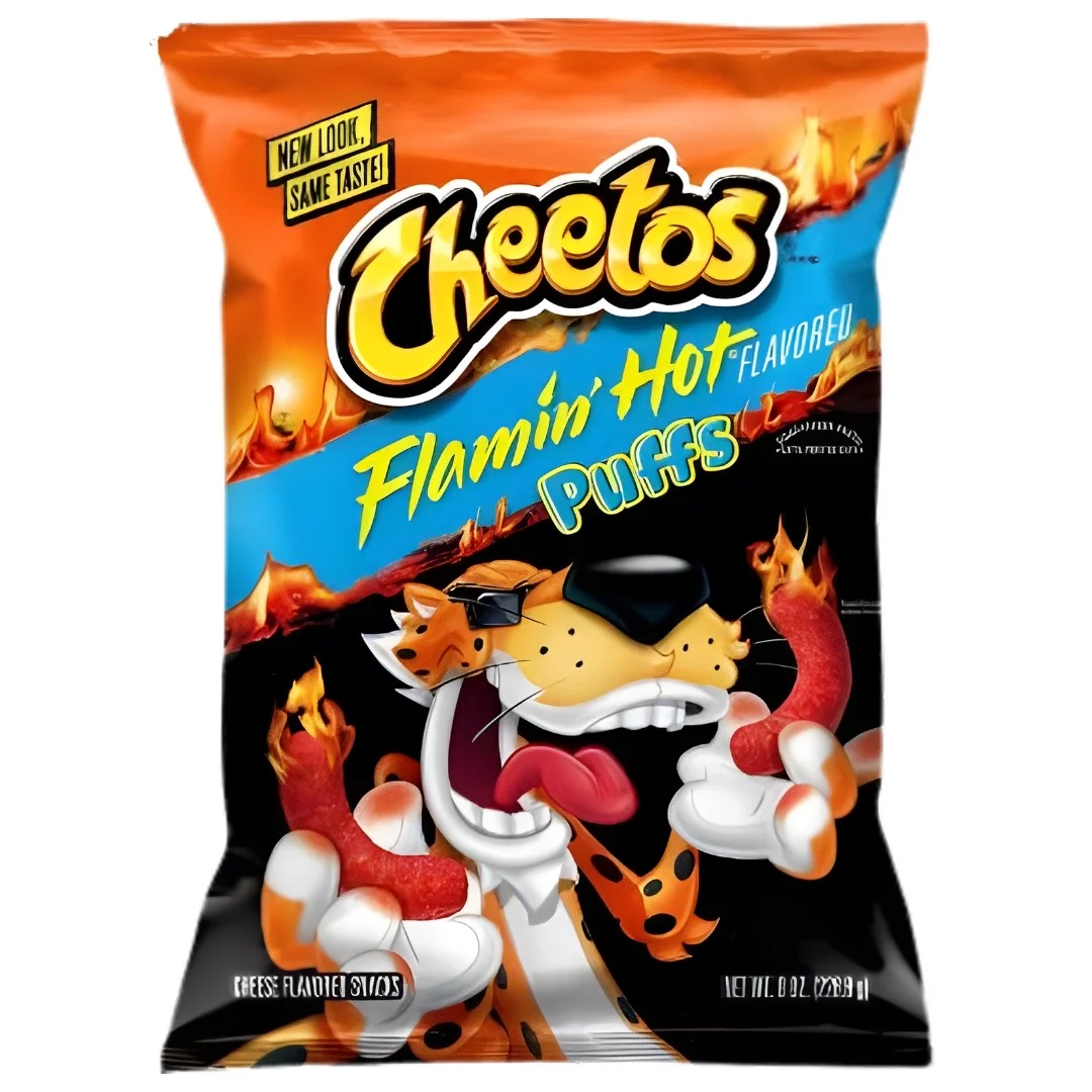 FRITO LAY - Flaming Hot Cheetos Puff 24pc x 3.25oz