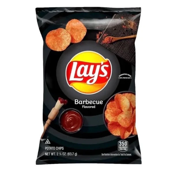 FRITO LAY - Lays BBQ 24pc x 3.25oz