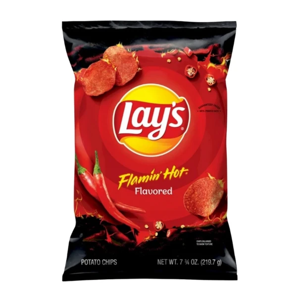 FRITO LAY - Lays Flaming Hot 24pc x 3.25oz