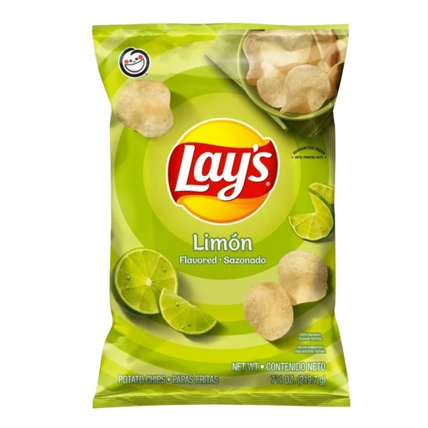 FRITO LAY - Lays Lime 24pc x 3.25oz