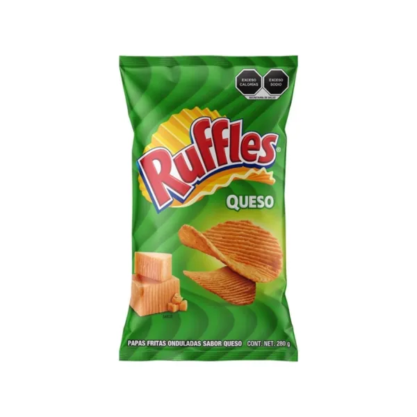 FRITO LAY - Ruffles Queso 24pc x 3.25oz