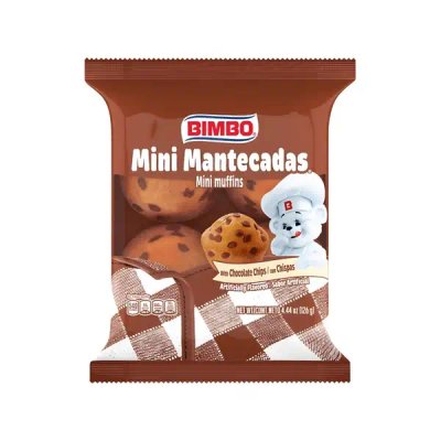 BIMBO - Mini Mantecadas Chocolate Chips 4.34oz