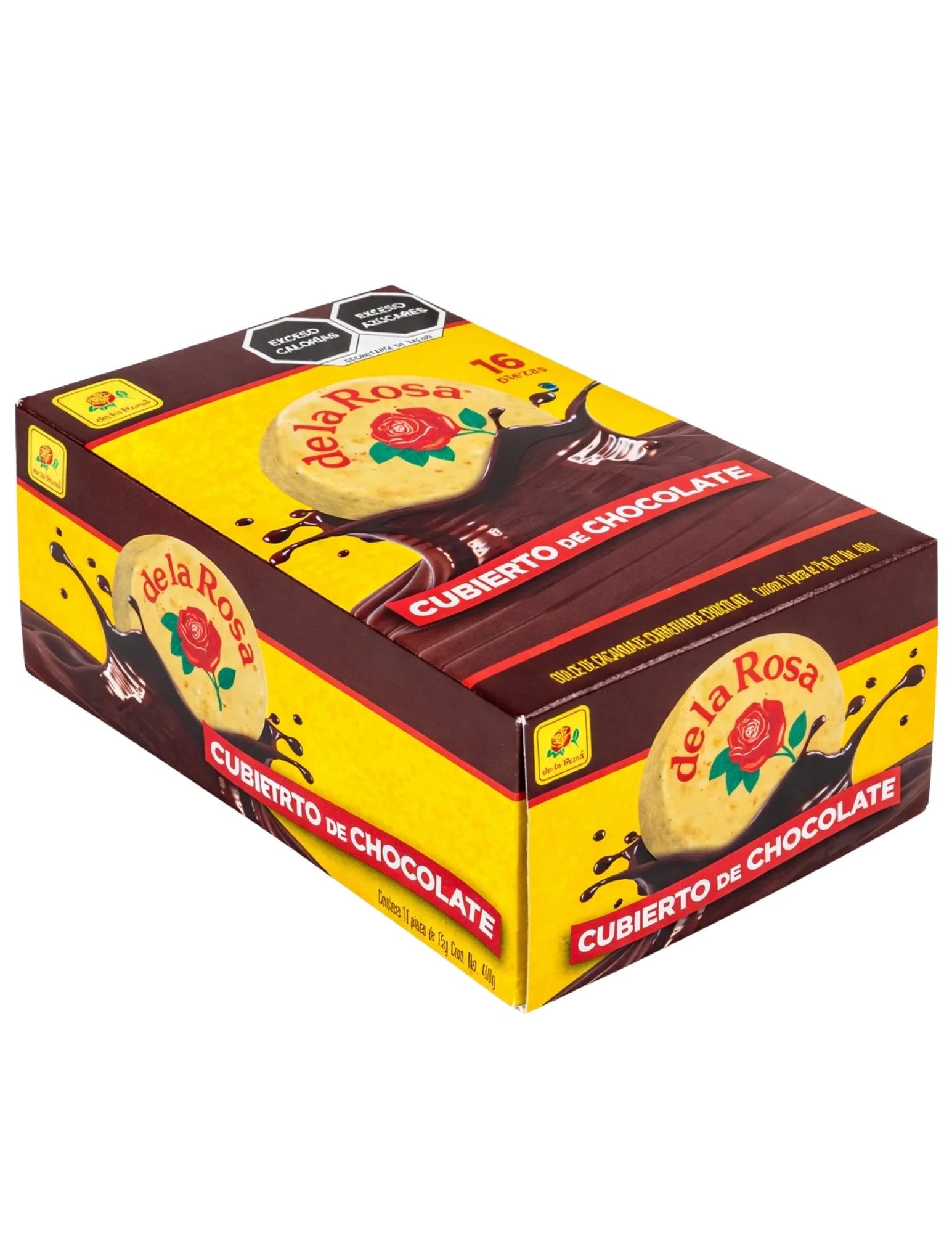 DE LA ROSA - Mazapan Chocolate 16pc