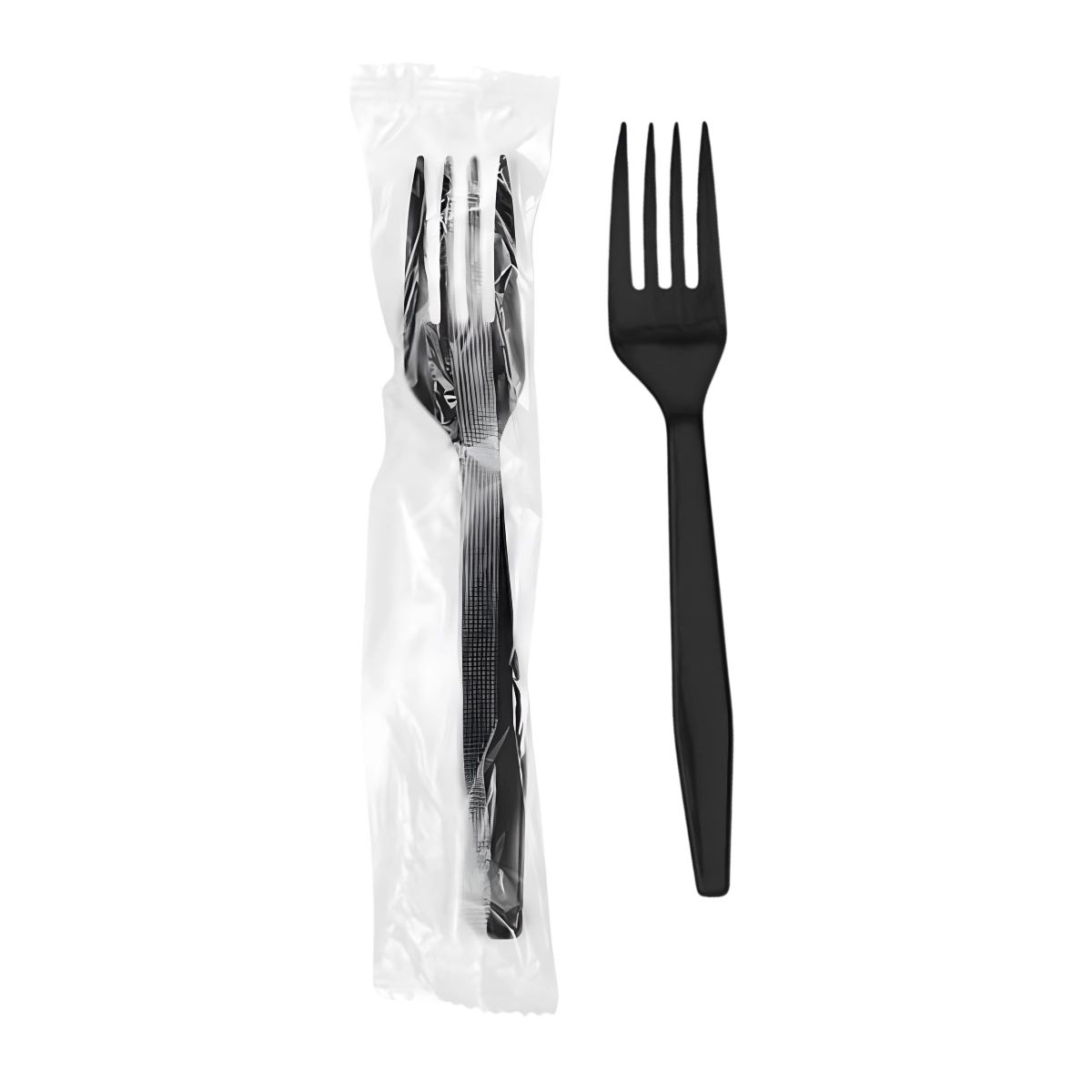 Heavy Duty PS Black Fork Wrapped
