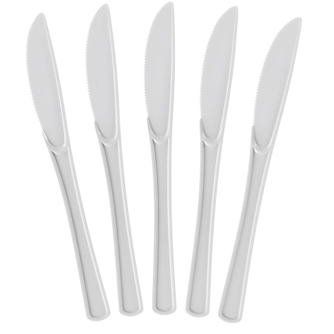 Heavy Duty White PP Knife Bulk