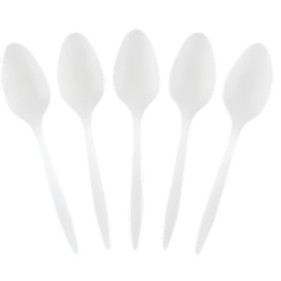 MDW PP White Teaspoon Bulk