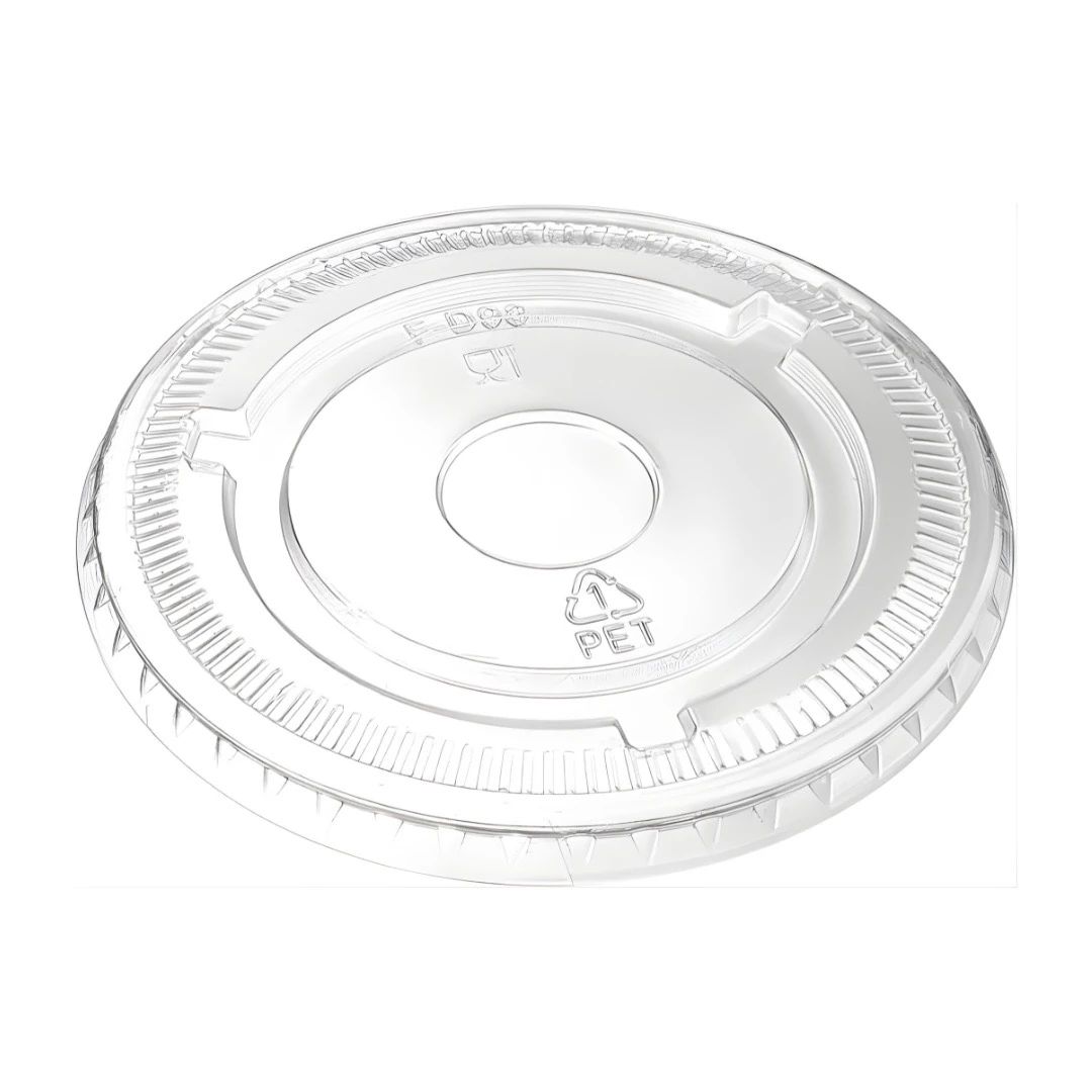 PET Flat Lids 98mm No Hole