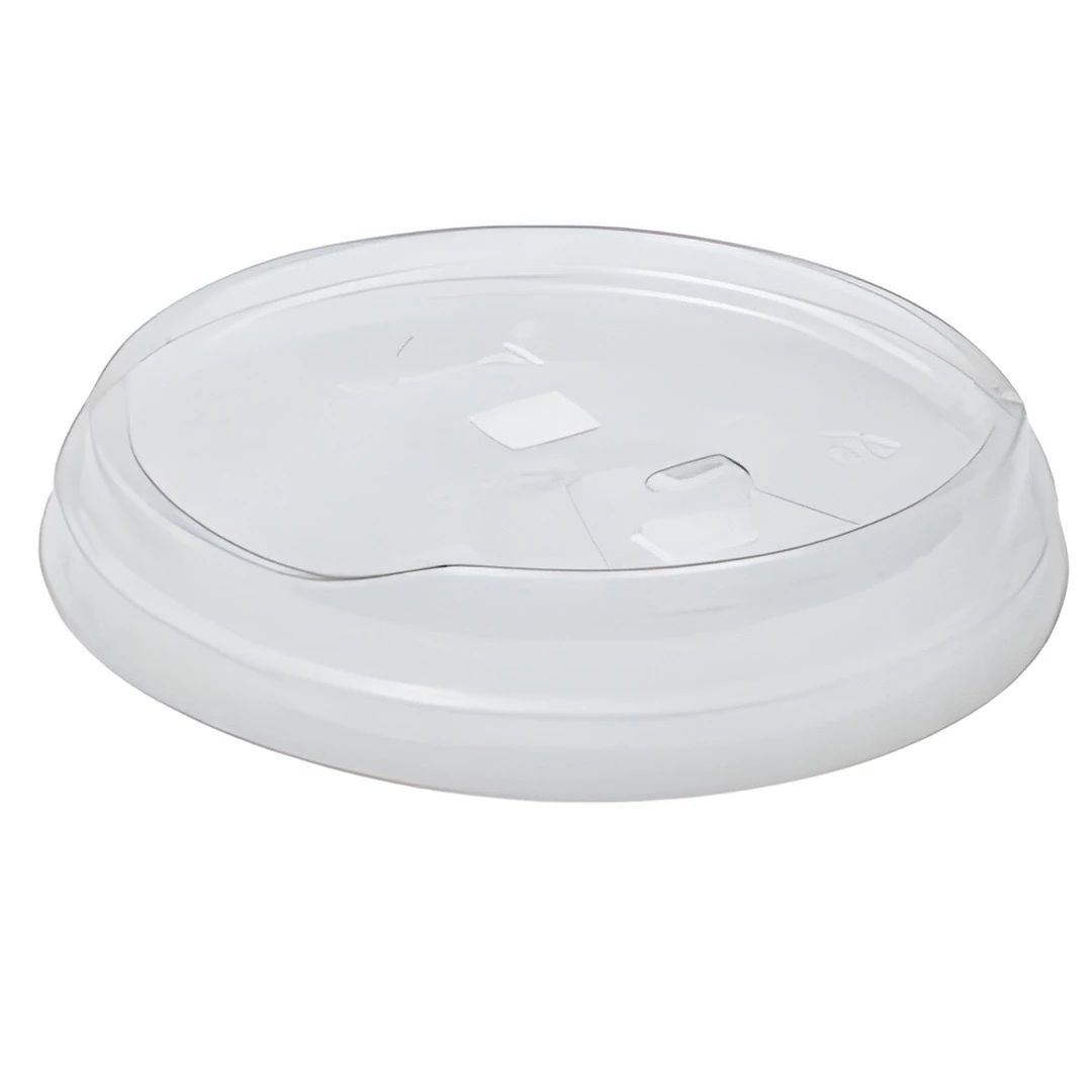 PET Flat Lids Clear Sip-Through 98mm