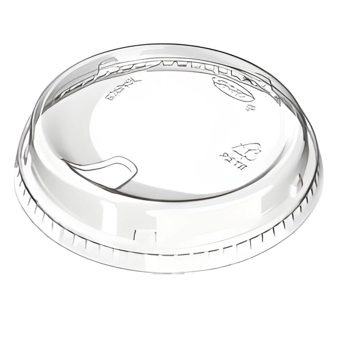 PET Lid 98mm Strawless Sipper Hinged