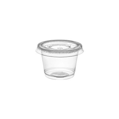 1oz Portion Cup Shallow Clear PP