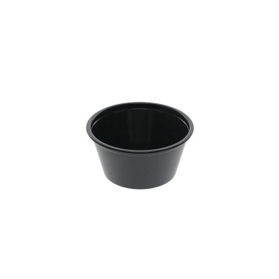 2oz Portion Cup Black PP