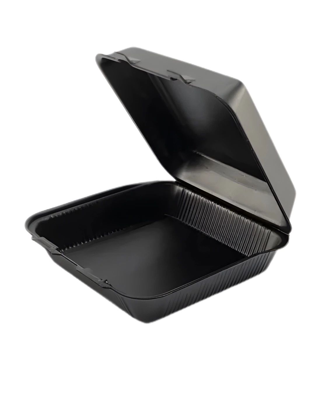 PP Eco Black Container 8x8x3