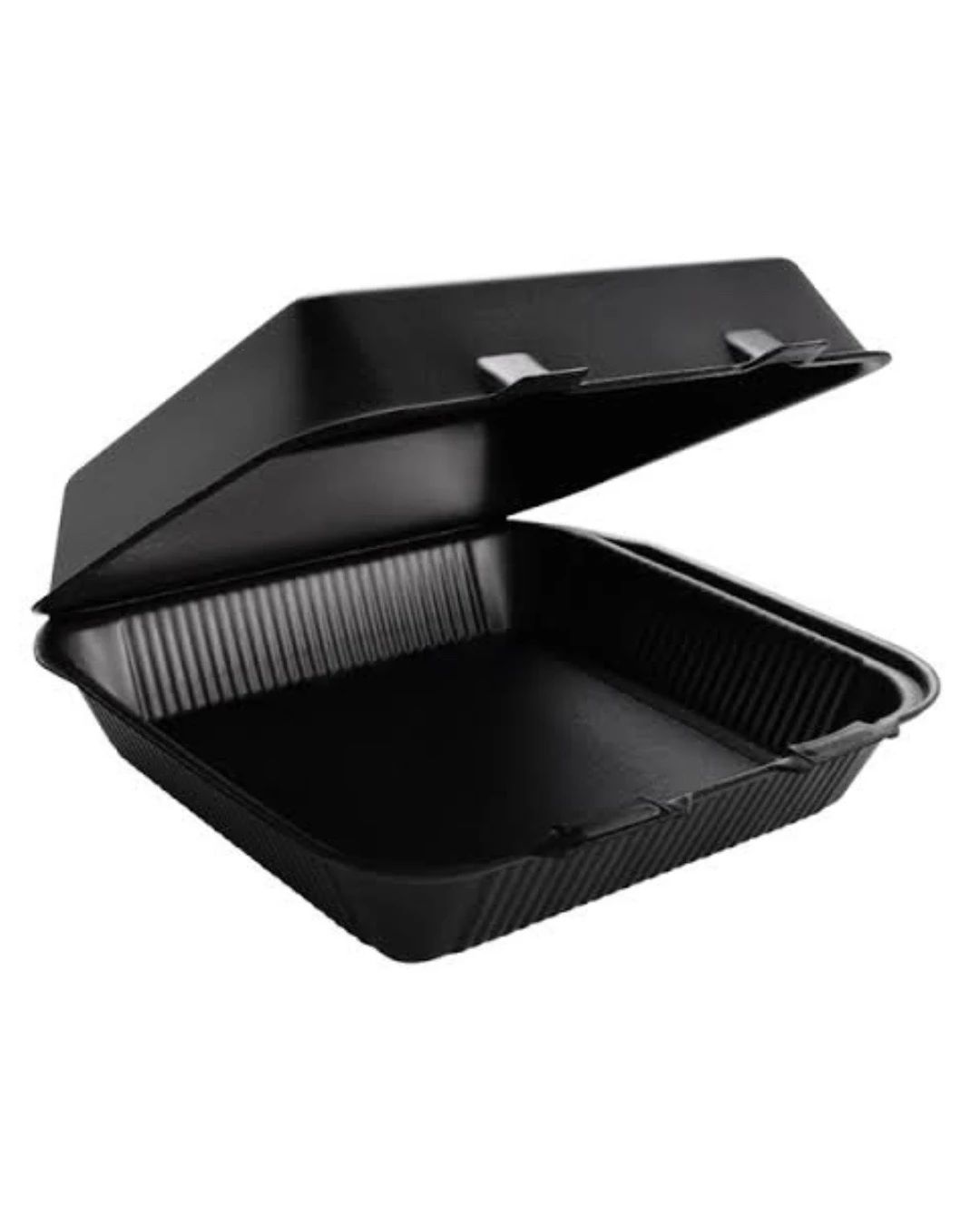 PP Eco Black Container 9x9x3
