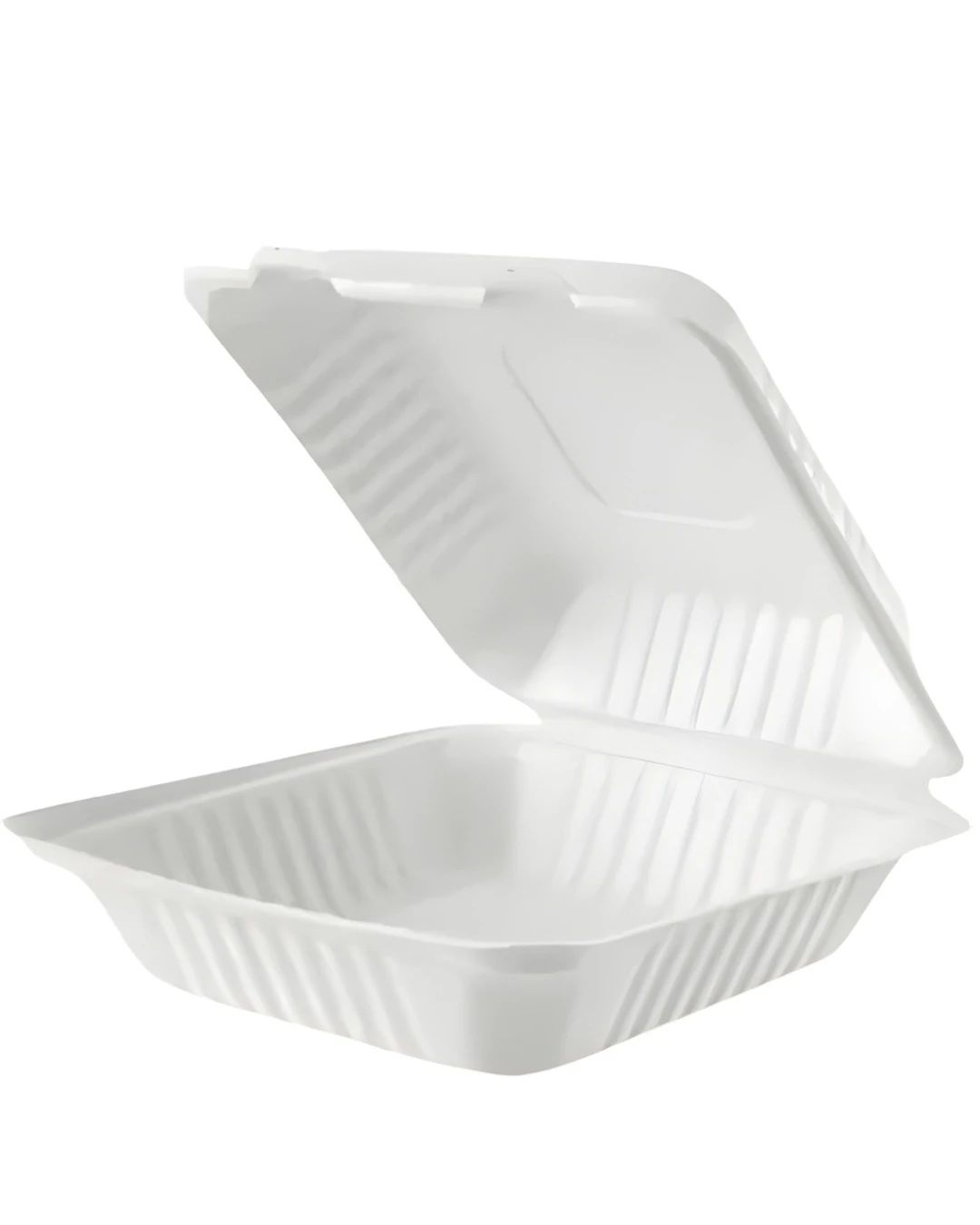 PP Eco White Container 8x8x3