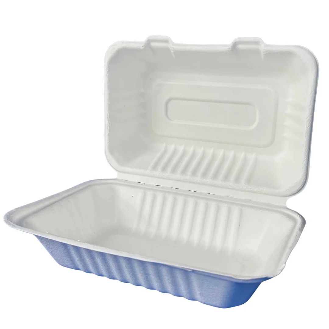 PP Eco White Container 9x6x2.5