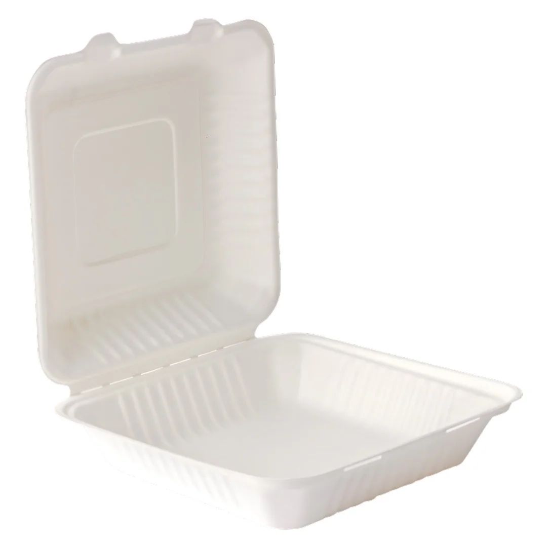 PP Eco White Container 9x9x3