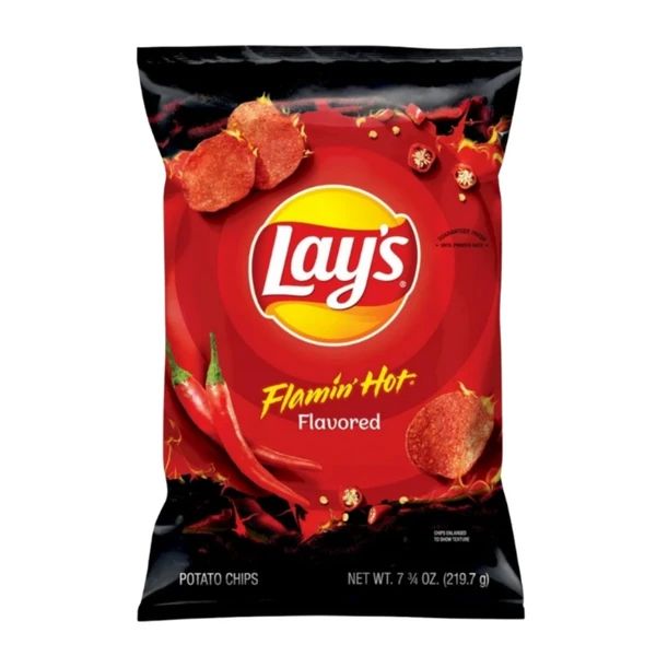 FRITO LAY - Lays Flaming Hot 24pc x 3.25oz