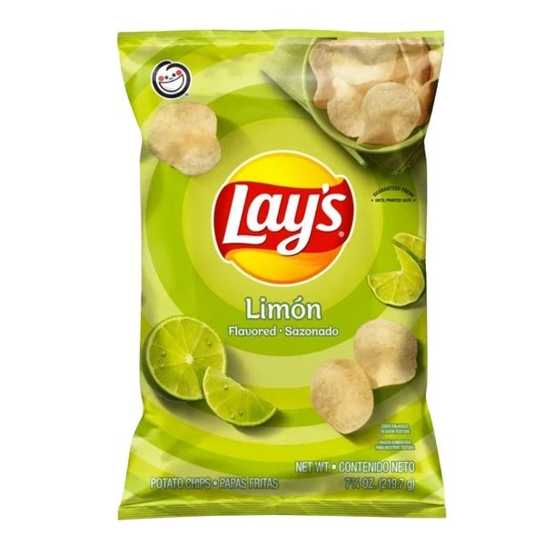 FRITO LAY - Lays Lime 24pc x 3.25oz