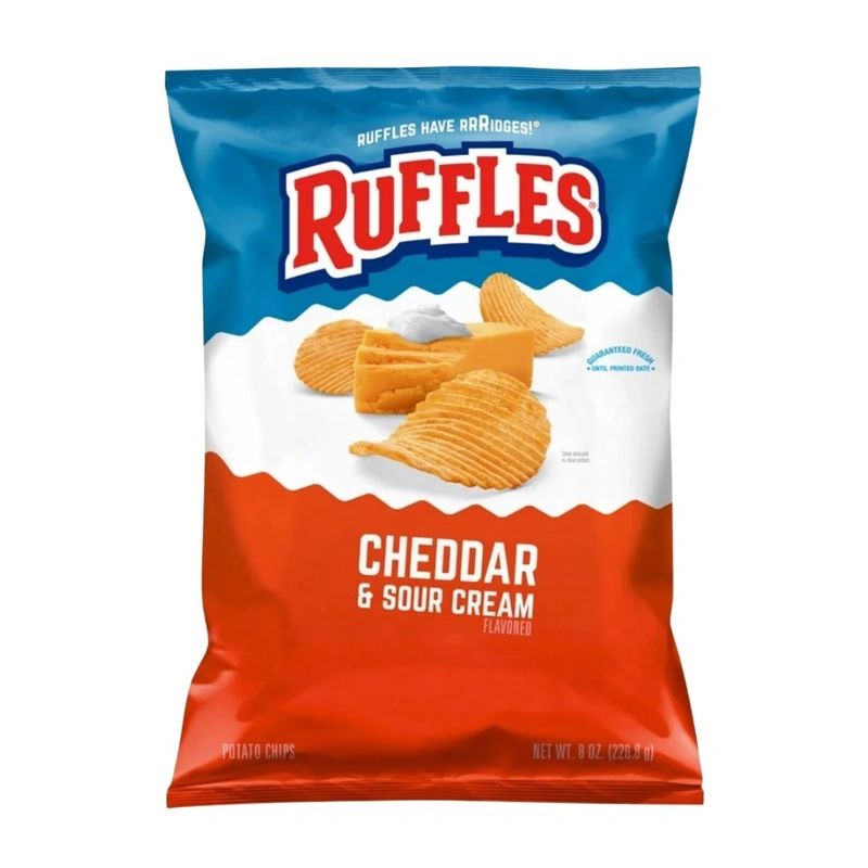 FRITO LAY - Ruffles Sour Cream 24pc x 3.25oz