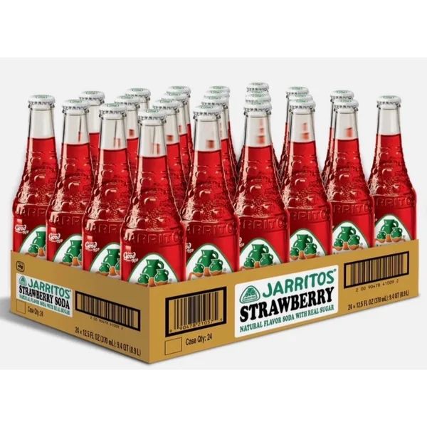 JARRITOS - Strawberry 12.5oz x 24pk (Glass)