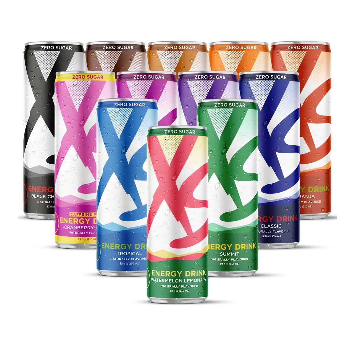 XS - Energy Drink Mix Pack 12oz x 12pk